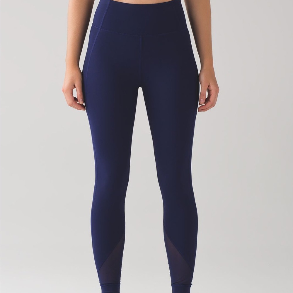 Lululemon blue leggings size 2